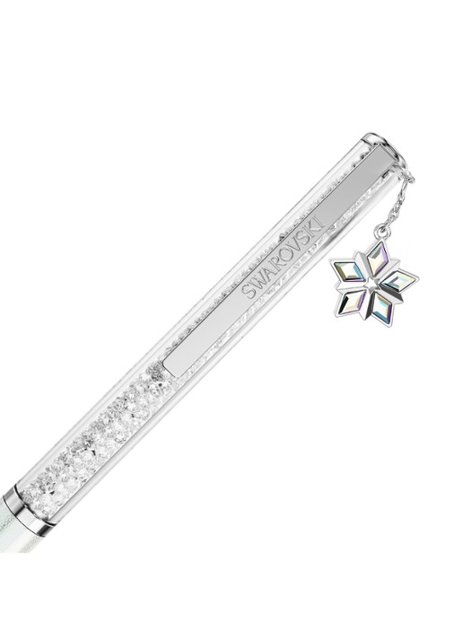 Swarovski Crystalline pen met Swarovski kristal - detail 3 zilver