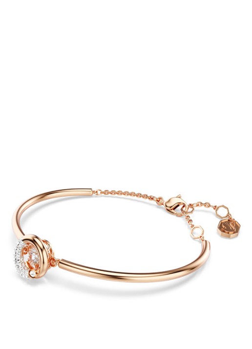 Swarovski Dextera armband met kristal M - detail 2 roségoud