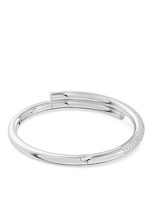 Swarovski Dextera bangle met kristal L - detail 4 zilver