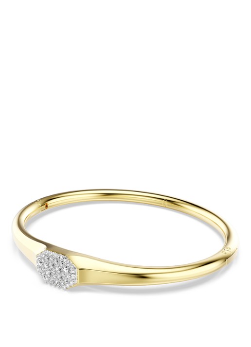 Swarovski Dextera bangle met kristal S - detail goud