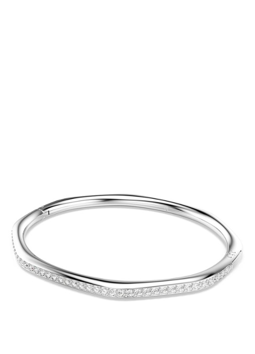 Swarovski Dextera bangle met kristal S - detail 2 zilver