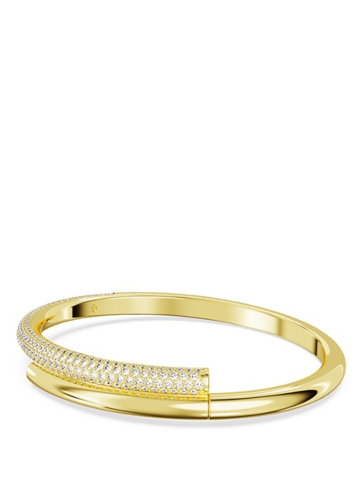 Swarovski Dextera bangle verguld L - voorkant 2 goud