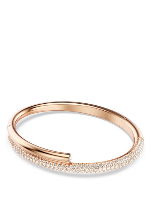 Swarovski Dextera bangle verguld M - detail roségoud