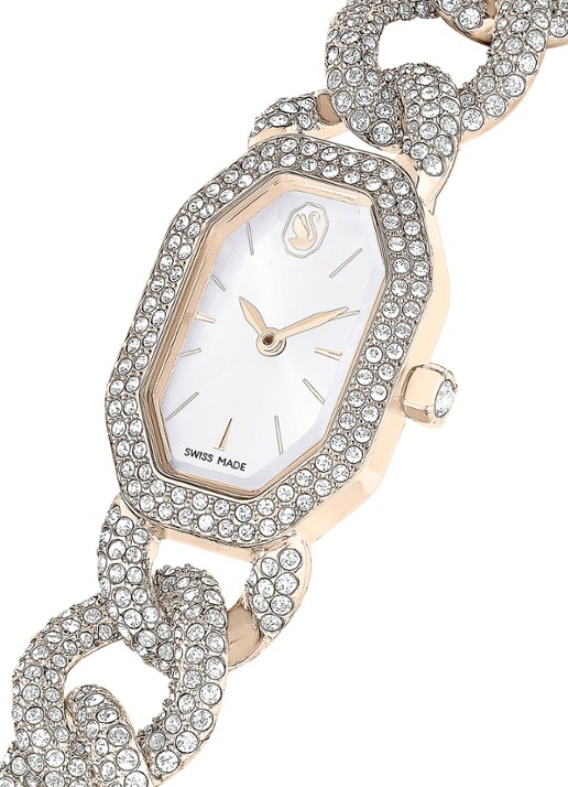 Swarovski Dextera horloge met kristal 5711710 - detail 3 goud