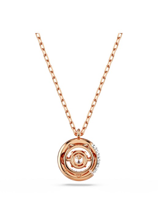 Swarovski Dextera ketting met kristal - detail 4 roségoud