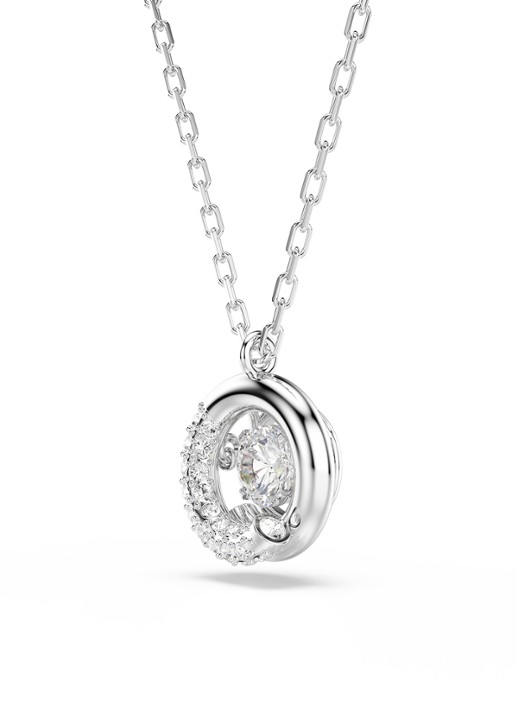 Swarovski Dextera ketting met kristal - detail 2 zilver