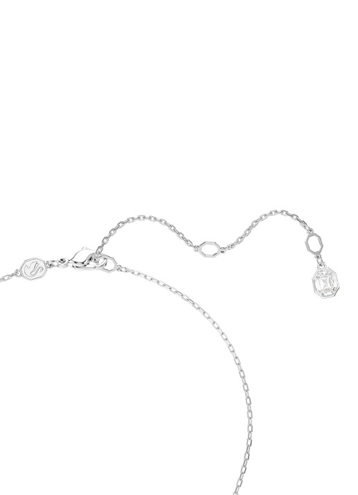Swarovski Dextera ketting met kristal - detail 3 zilver