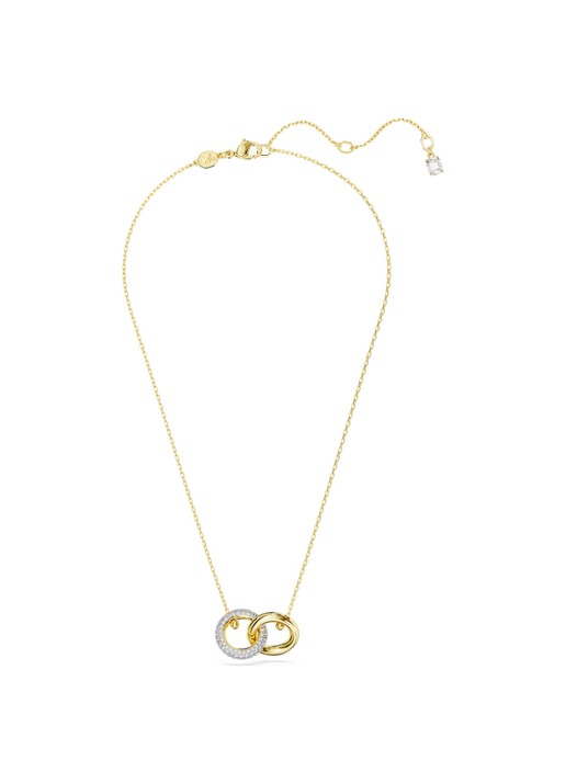 Swarovski Dextera ketting verguld - voorkant 2 goud
