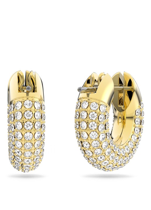 Swarovski Dextera oorringen met kristal - voorkant 2 goud
