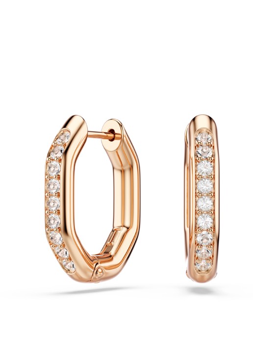 Swarovski Dextera oorringen verguld