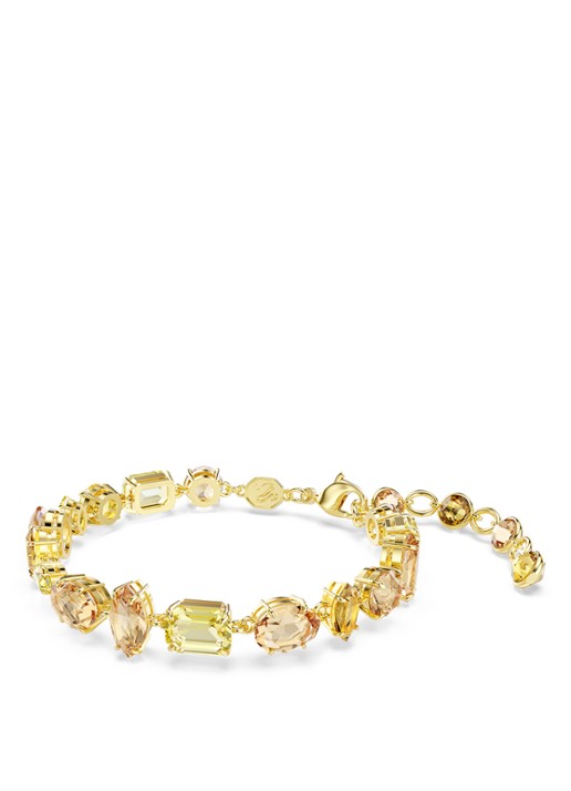 Swarovski Gema armband met kristal M - detail 3 goud