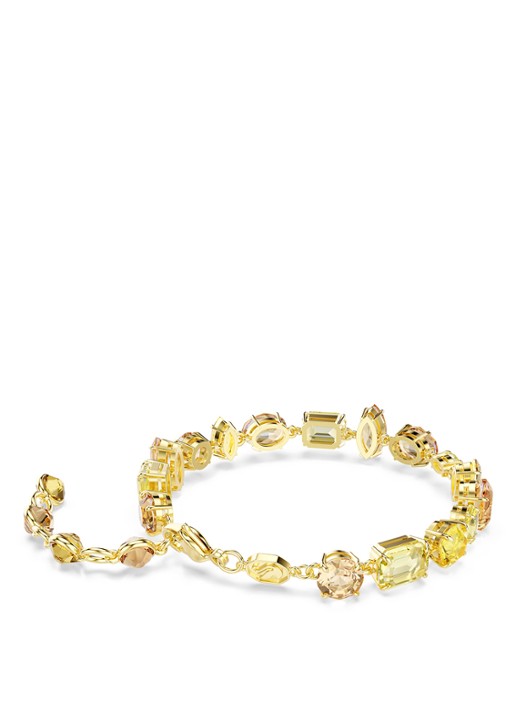 Swarovski Gema armband met kristal M - detail 6 goud