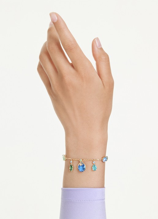 Swarovski Gema armband met kristal - detail 6 goud
