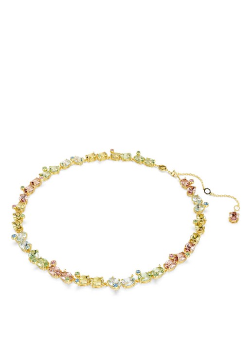 Swarovski Gema ketting verguld  - detail 2 goud