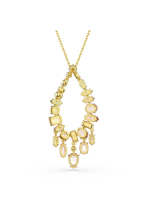 Swarovski Gema ketting verguld - detail 5 goud
