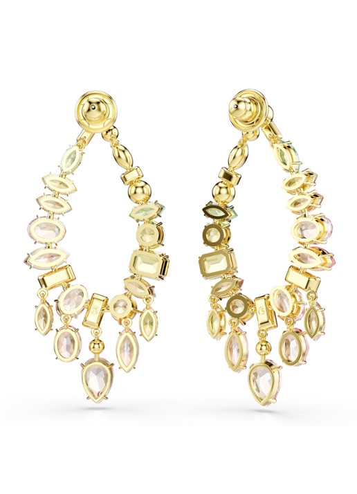 Swarovski Gema oorstekers verguld  - detail 4 goud