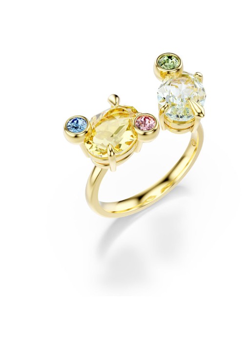 Swarovski Gema ring set van 3 50 - detail 3 goud