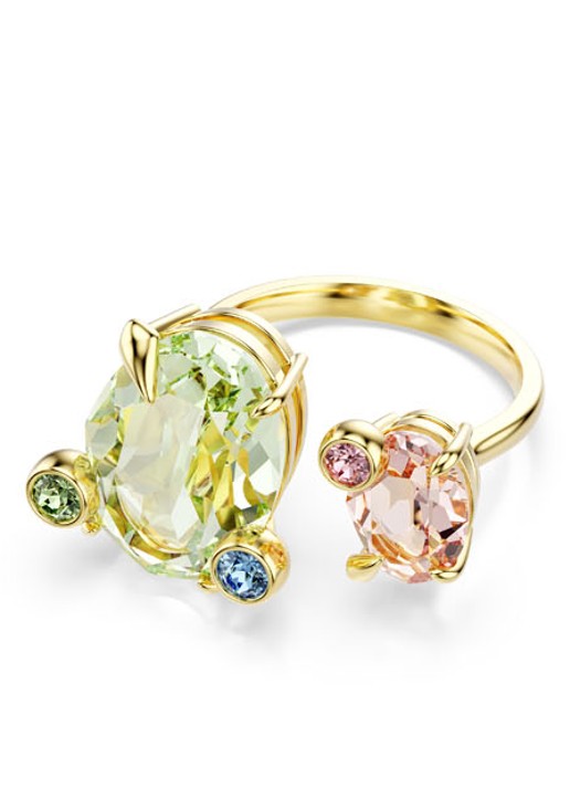 Swarovski Gema ring set van 3 50 - detail 5 goud
