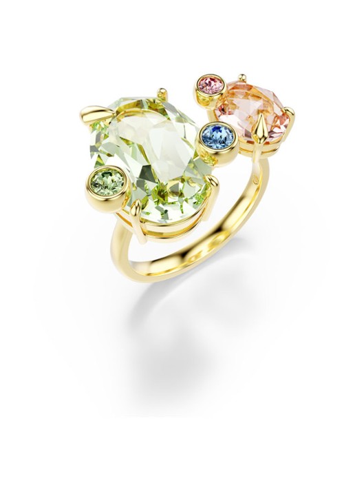 Swarovski Gema ring set van 3 52  - detail 2 goud