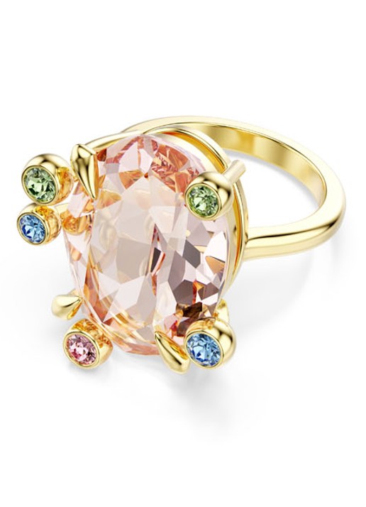 Swarovski Gema ring verguld 58 - detail 5 goud