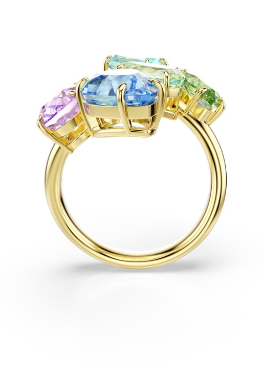Swarovski Gema ring verguld 58 - detail 2 goud