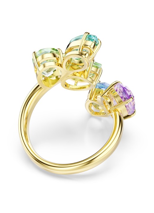 Swarovski Gema ring verguld 58 - detail 3 goud
