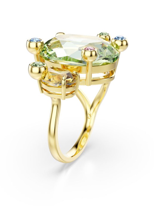 Swarovski Gema ring verguld 60 - detail goud