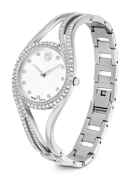 Swarovski Hyperbola bangle horloge 5689432 - detail 3 zilver