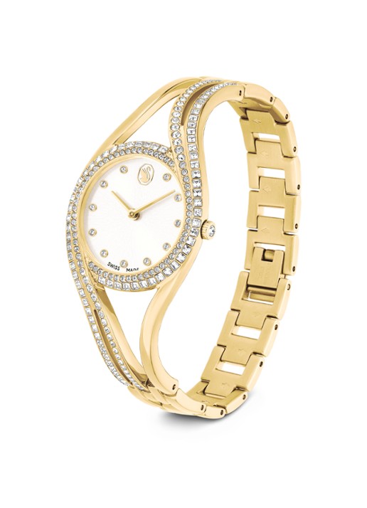 Swarovski Hyperbola horloge 5754534  - detail goud
