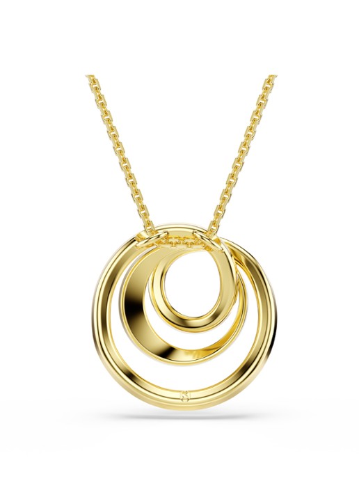 Swarovski Hyperbola ketting met kristal - detail 4 goud