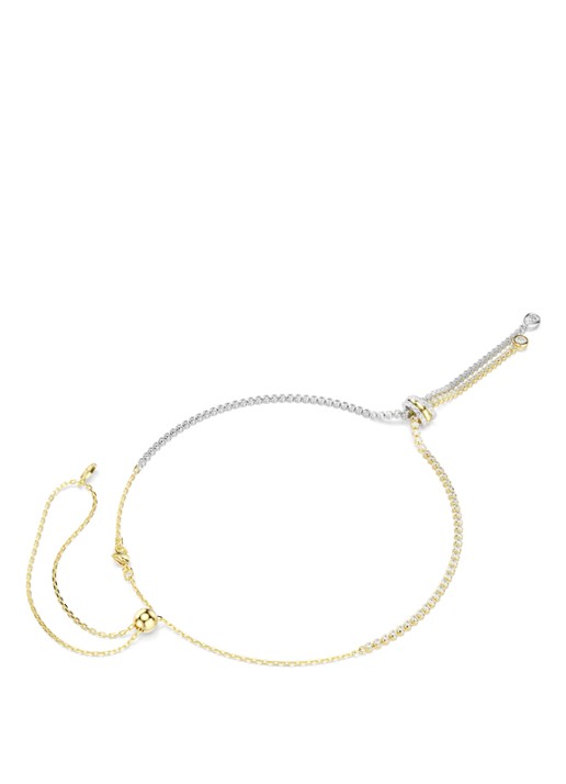 Swarovski Hyperbola ketting met kristal - detail 3 goud