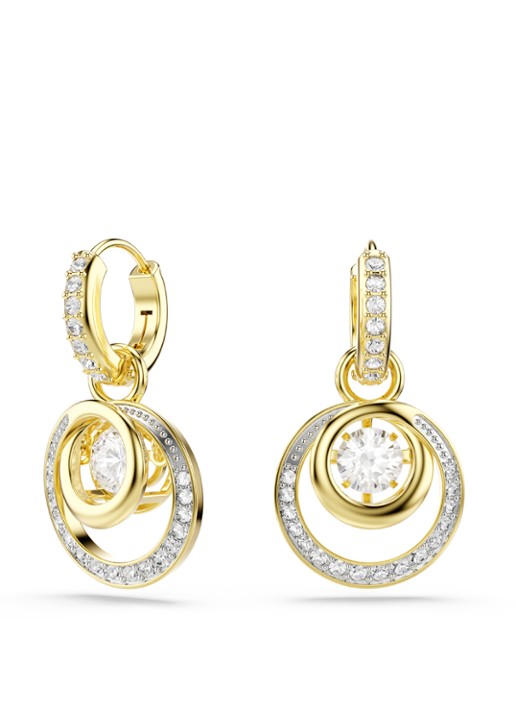 Swarovski Hyperbola oorringen verguld