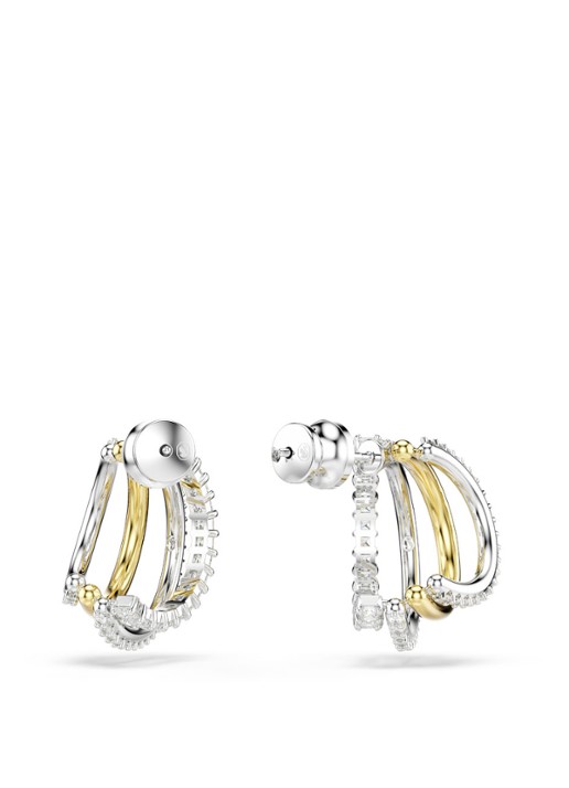 Swarovski Hyperbola oorstekers met zirkonia - detail 4 zilver