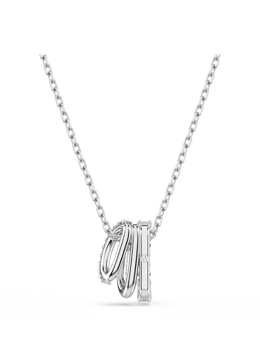 Swarovski Hyperbola PEND WHITE/RHS - detail 4 zilver