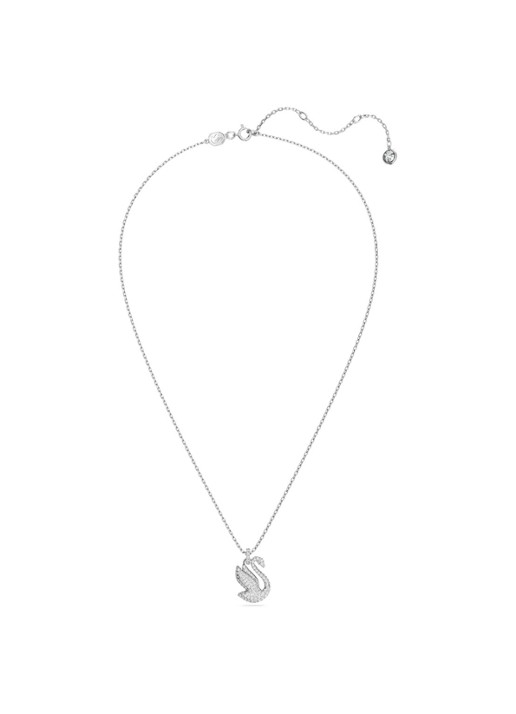 Swarovski ICONIC SWAN PEND XS CRY/RHS - detail zilver