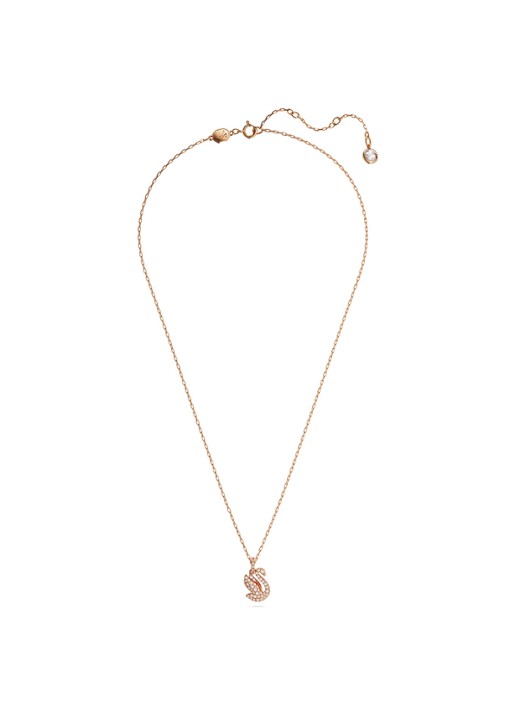Swarovski ICONIC SWAN PEND XXS PENDANT W - detail roségoud