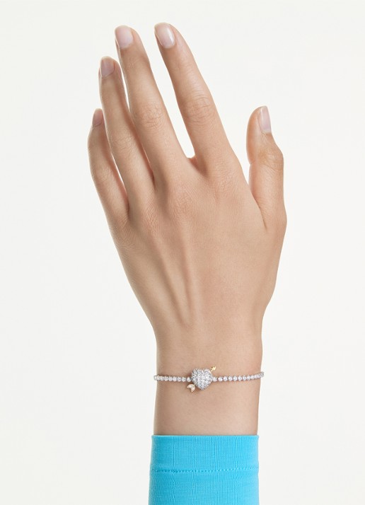Swarovski Idyllia armband met kristal - detail 6 zilver
