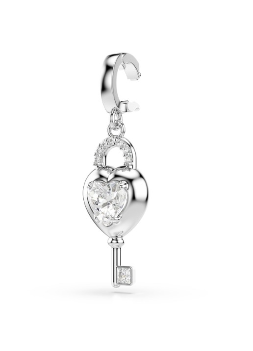 Swarovski Idyllia bedeltje met kristal - detail 2 zilver