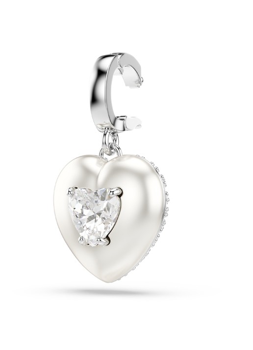Swarovski Idyllia bedeltje met kristal - detail 3 zilver