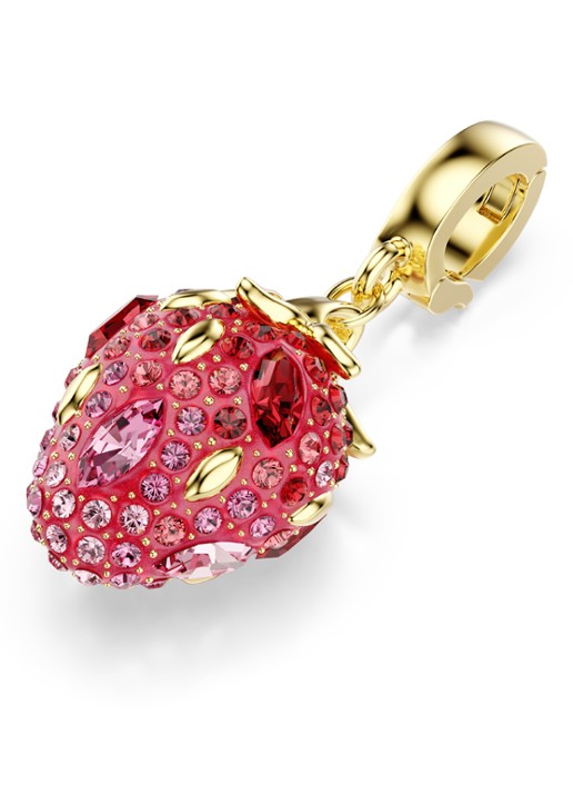Swarovski Idyllia bedeltje met kristal - detail 4 goud