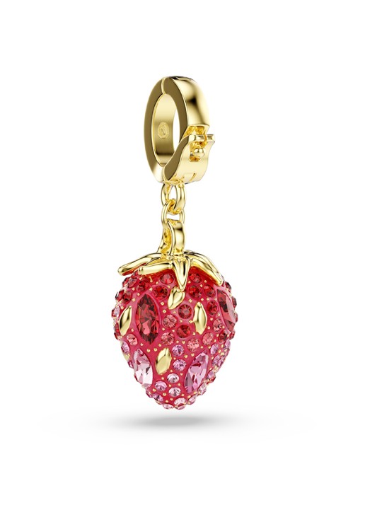 Swarovski Idyllia bedeltje met kristal - detail 5 goud