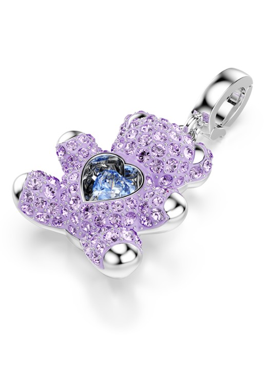 Swarovski Idyllia bedeltje met kristal - detail 3 zilver