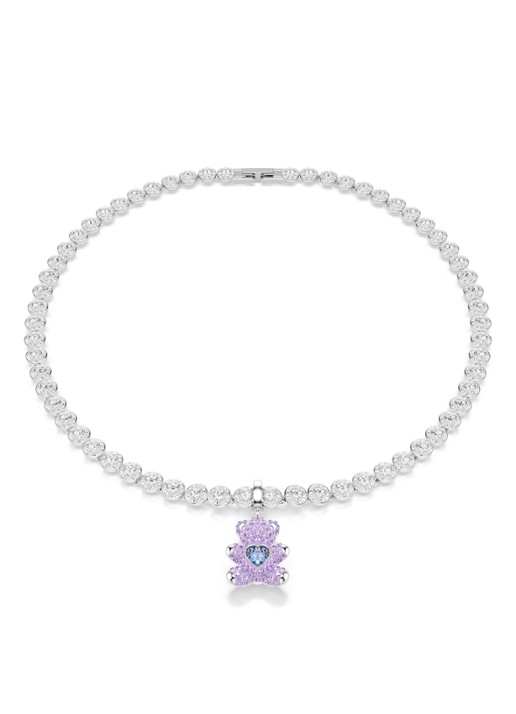Swarovski Idyllia bedeltje met kristal - detail 5 zilver
