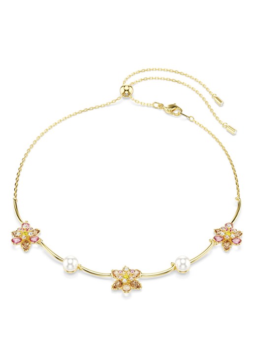 Swarovski Idyllia ketting met imitatieparel