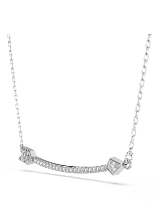 Swarovski Idyllia ketting met kristal - detail 3 zilver