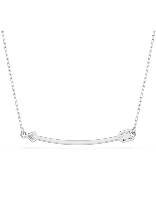 Swarovski Idyllia ketting met kristal - detail 5 zilver