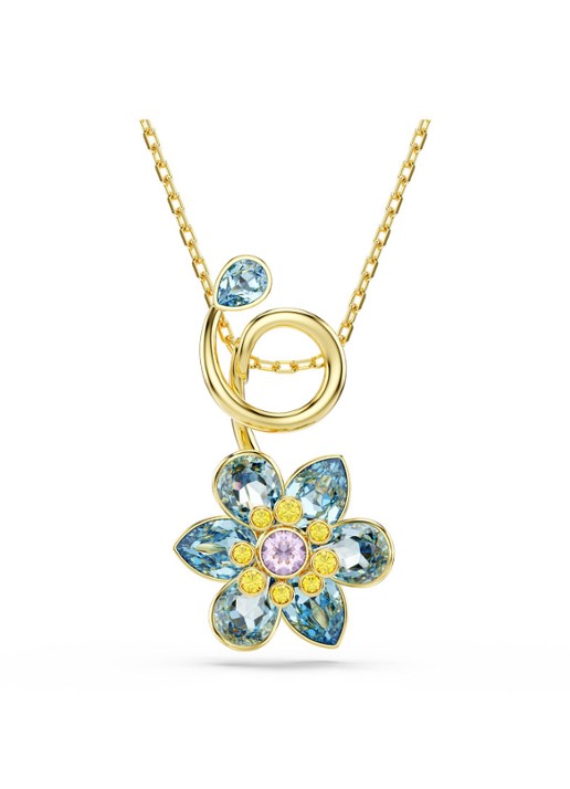Swarovski Idyllia ketting verguld met kristal