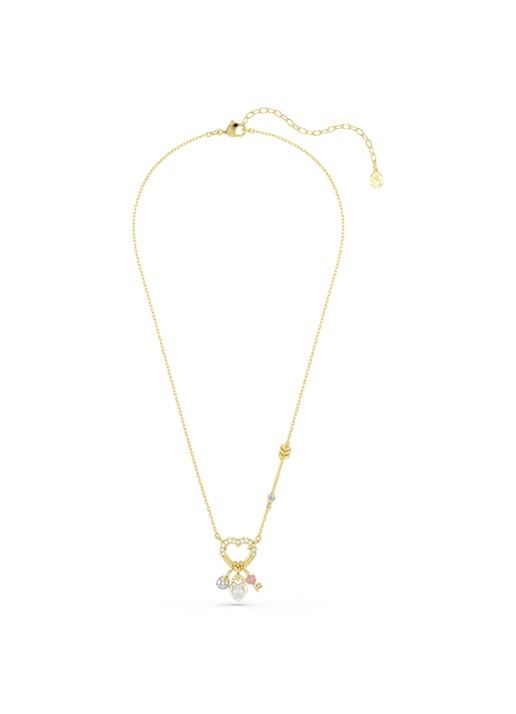 Swarovski Idyllia ketting verguld - detail goud