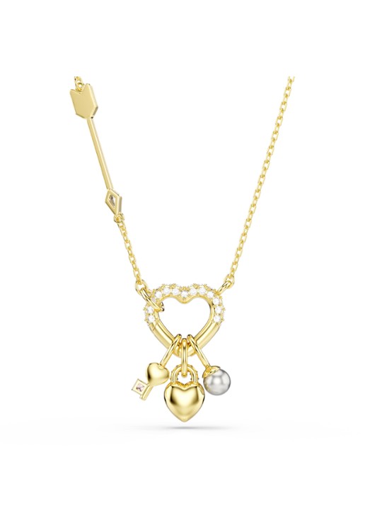 Swarovski Idyllia ketting verguld - detail 4 goud
