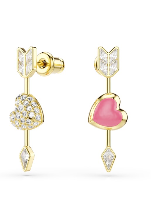 Swarovski Idyllia OORSTEKERS ARROW WHI/GOS - detail 6 goud